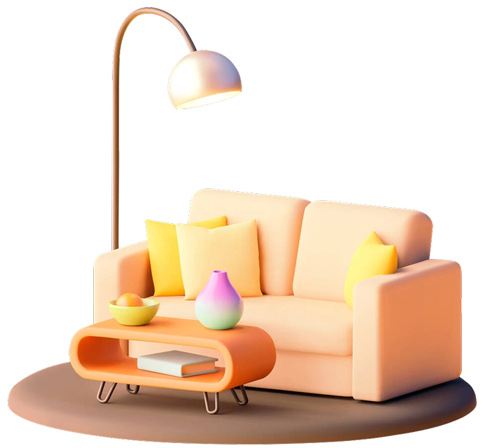 拎包入住插画（设计稿截图）